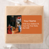 Étiquette ANNONCE RECANATI par Lorenzo Lotto (En situation)