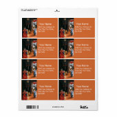 Étiquette ANNONCE RECANATI par Lorenzo Lotto (Feuille entière)