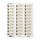 Étiquette Annonciation de Mary Angel Gabriel (Feuille entière)