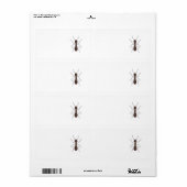 Étiquette Ant (Feuille entière)