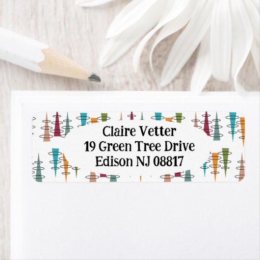 Étiquette Antenne colorée (En situation)