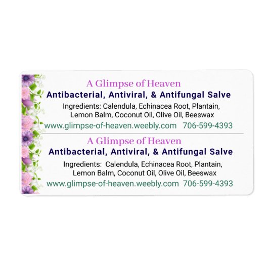 Étiquette Anti-back demi-taille (Devant)