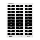 Étiquette Anti Donald Trump, c'est comme les Américaines au (Feuille entière)