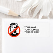 ÉTIQUETTE ANTI-HILLARY CLINTON - (En situation)