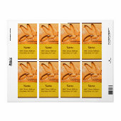 ÉTIQUETTE ANTIQUE EGYPTIENNE HONEY BEE BEEKEEPER (Feuille entière)