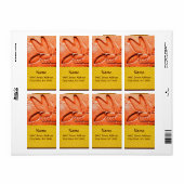 ÉTIQUETTE ANTIQUE EGYPTIENNE HONEY BEE BEEKEEPER (Feuille entière)