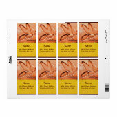 ÉTIQUETTE ANTIQUE EGYPTIENNE HONEY BEE BEEKEEPER (Feuille entière)