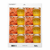 ÉTIQUETTE ANTIQUE EGYPTIENNE HONEY BEE BEEKEEPER (Feuille entière)