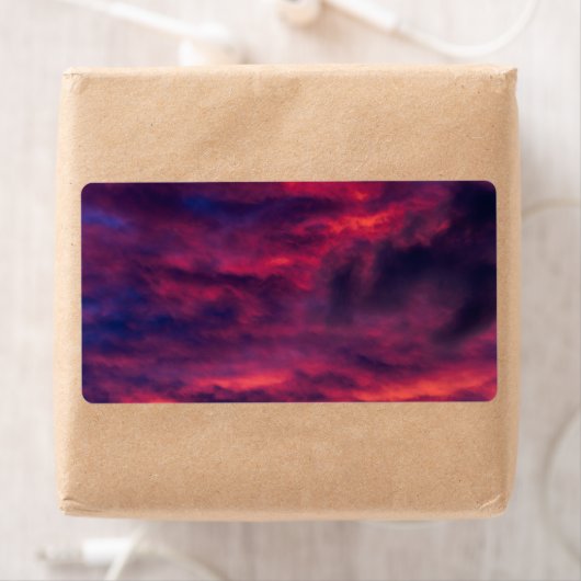 Étiquette août rouge (En situation)