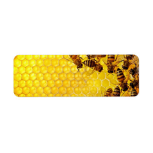 Étiquette Apiarist d'apiculteur de vendeur de miel d'abeille