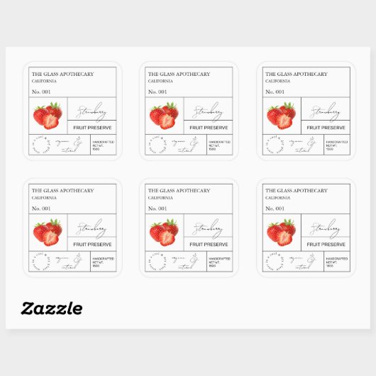 Étiquette Apothecary (Feuille)