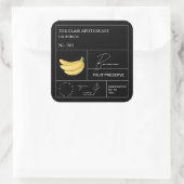 Étiquette Apothecary Banana (Sac)