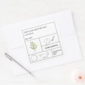 Étiquette Apothecary Dill (Enveloppe)