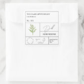 Étiquette Apothecary Dill (Sac)