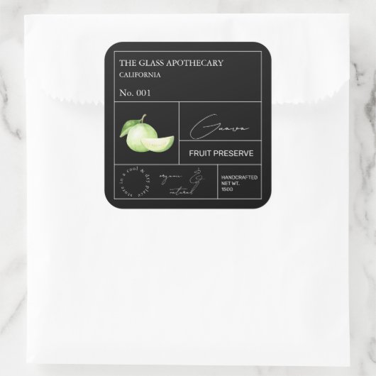 Étiquette Apothecary Guava (Sac)