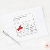 Étiquette Apothecary Hot Chili (Enveloppe)