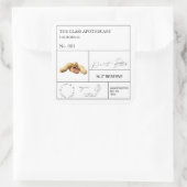 Étiquette Apothecary Peanut (Sac)