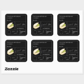 Étiquette Apothecary Pistachio (Feuille)