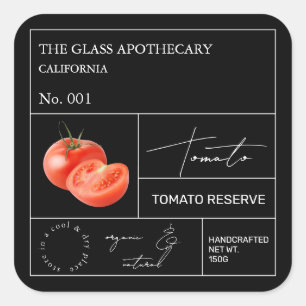 Étiquette Apothecary Tomato