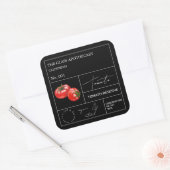Étiquette Apothecary Tomato (Enveloppe)