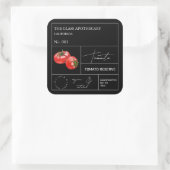 Étiquette Apothecary Tomato (Sac)
