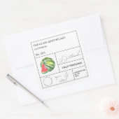 Étiquette Apothecary Watermelon (Enveloppe)