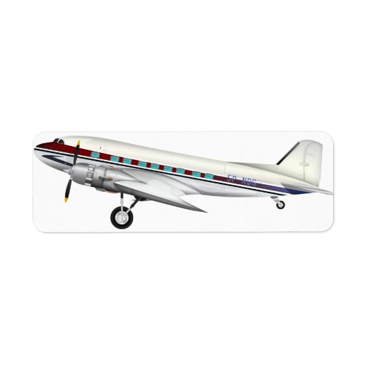 Étiquette Appareil DC3 (Devant)