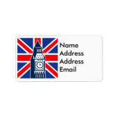 Étiquette Appel de Londres (Devant)