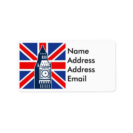 Étiquette Appel de Londres (Devant)