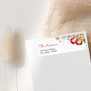Étiquette Apple of Our Eye Baby shower Adresse de retour