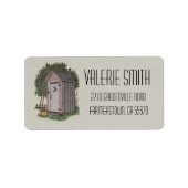 Étiquette Apple Orchard Outhouse (Devant)