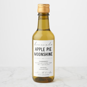 Étiquette Apple Pie Moonshine personnalisé