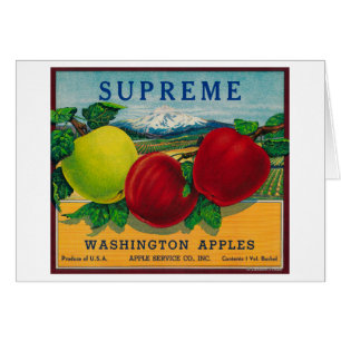 Étiquette Apple suprême - État de Washington