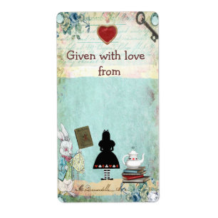 Étiquette Apportez un livre Alice au pays des merveilles