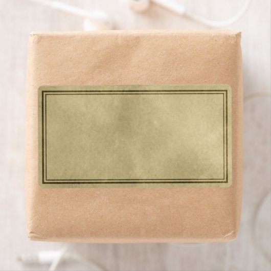 Étiquette appothécaire horizontal (En situation)