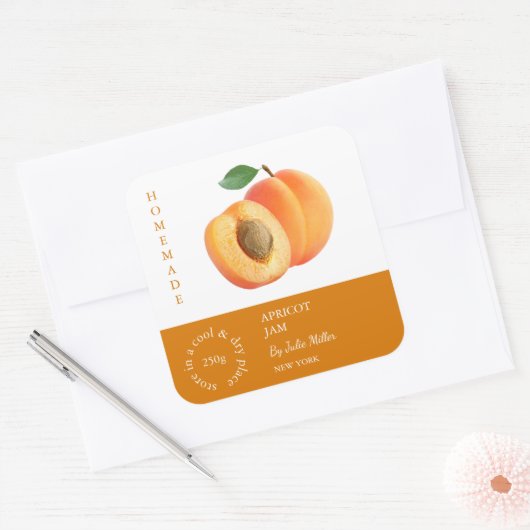 Étiquette Apricot Small Business (Enveloppe)