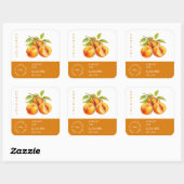 Étiquette Apricot Small Business (Feuille)