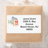 Étiquette April 15 - label (En situation)