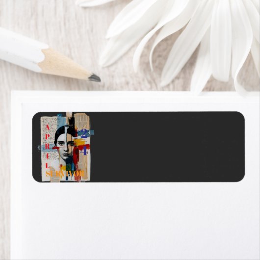 Étiquette April 24 Survivor Return Address Label (En situation)