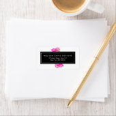 Étiquette Aquarelle - Bunch Peonies (En situation)