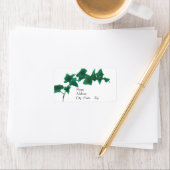 Étiquette Aquarelle classique Vert Anglais Ivy (En situation)