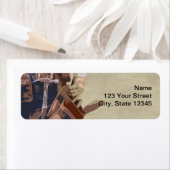 Étiquette Aquarelle des outils Handyman (En situation)