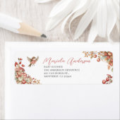 Étiquette Aquarelle Élégante la pomme de notre spectacle pou (En situation)