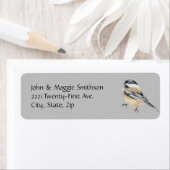 Étiquette Aquarelle mignonne Bécasseau Oiseau Nature art (En situation)