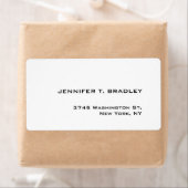 Étiquette Aquarelle moderne minimaliste (En situation)