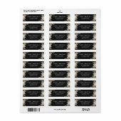 Étiquette Aquarelle moderne Pine verte Joyeux Noël (Feuille entière)