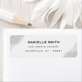 Étiquette Aquarelle noire et blanche professionnelle (En situation)