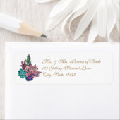 Étiquette Aquarelle Succulente (En situation)