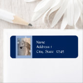 Étiquette Arabian Horse Snow Return Adresse Modèle d'étiquet (En situation)