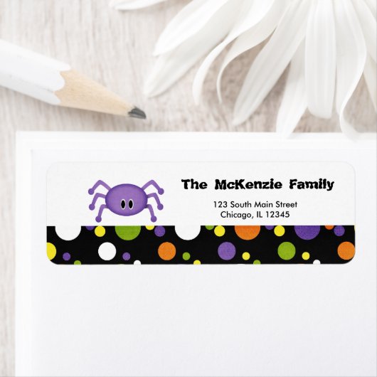 Étiquette Araignée (En situation)